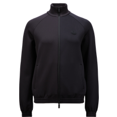 Moncler Mies Neuleet Moncler Moncler Neoprene Zip-Up Sweatshirt - Noir