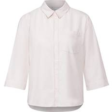 Laine Chemisiers Street One Cord Bluse - Lucid White