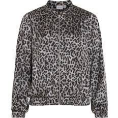 Leopard Ytterkläder Vila Bomberjacka - Svart