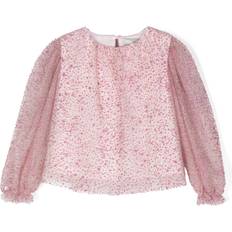 Blusas y Túnicas Ganni Glittered Blouse - Pink