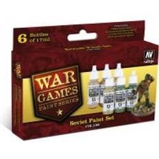 Vallejo Model Color Set WWII Wargames Soviet Paint Set # 70159