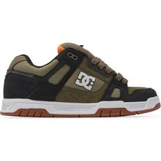 Uomo Scarpe da barca DC Shoes Skate Trainers - Army Olive