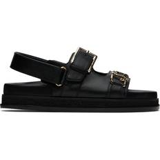 Jimmy Choo Sandales Jimmy Choo Elyn Flat - Black/Gold