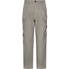 C.P. Company Men Trousers C.P. Company Straight Cargo Cotton Trousers - Gray