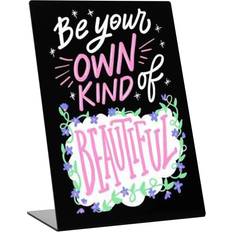 Black Acrylic Tabletop Chalkboard Sign