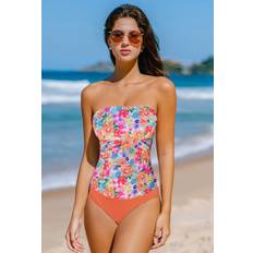 Tankinis Floral Tankini Swimsuit - Green