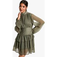 Cupshe Belted Mini Dress - Olive