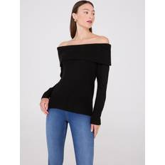 Velvet Clothing Shoulder Sweater - Women's