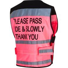 Pink Body Protectors Equisafety Horse Riding Hi Vis Waistcoat - Pink