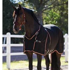 Rambo Optimo Stable Sheet - Black/Tan/Orange/Black