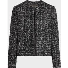 Abbigliamento esterno Keely Tweed Wool Mohair-Blend Jacket