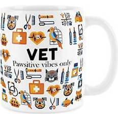 Home Vet Mug Ceramic Tea Coffee White Cup Cup & Mug