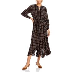 T Tahari T Tahari Tie Neck Maxi Dress