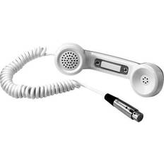 Landline Phones RTS HS6A-BLACK Telephone-style Handset for Intercoms, Black (White shown)