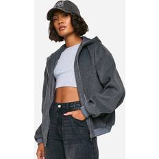 Isabel Marant Womens Oversized Wool Look Bomber Jacket - Grey