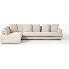 Tablero de fibra Sofás Westwing Collection Tribeca XL Light Beige Sofa 326cm