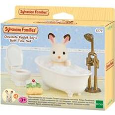 Sylvanian Families Play Set Sylvanian Families Chocolate Rabbit Boy's Bath Time Playset