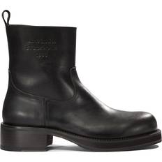 Acne Studios Laarzen Acne Studios Leather Waxed Stivali E Stivaletti - Black