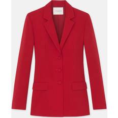 Man - Rood Blazers Business Wedding Blazer Slim Fit - Red