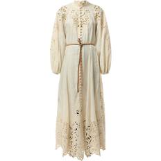 Zimmermann Klänningar Zimmermann Broderad Billow Klänning Bomull - Creme