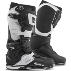 sg22 mx boots black white motocross off-road racing