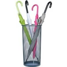 Gråa Paraplyställ Relaxdays Paraplystativ Stål H x D 50 x 26 cm Paraplyställ