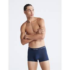 Calvin Klein Modal Men's Underwear Calvin Klein Micro Stretch 3-Pack Low Rise Trunk - Blue Shadow