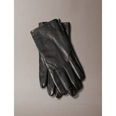 Calvin Klein Women Gloves & Mittens Calvin Klein Side Zip Leather Gloves - Black