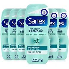 Sanex Organic Agave Revitalising Shower Gel 6 x 225 ml Set of 6