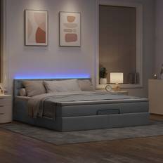 vidaXL Ottoman Säng Med Madrass 160x200 cm Sängpaket
