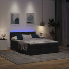 vidaXL Ottoman Säng Med Madrass 140x200 cm Sängpaket