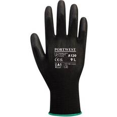 Work Gloves sale Portwest Adult PU Palm Gloves - Black