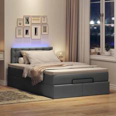vidaXL Ottoman Säng Med Madrass 120x200 cm Sängpaket