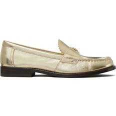 Gold Loafers Tory Burch Classic Loafer Spark Gold/Platino