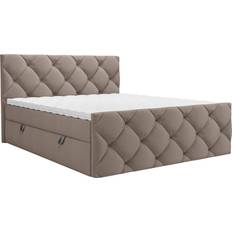Carryhome Boxsäng 140/200 cm Ljusbrun Ramsäng