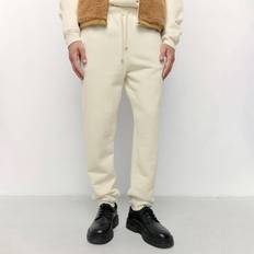 Ecru Slim Fit Joggers - Cream