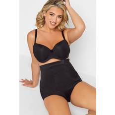 Girdles Yours Satin High Waist Control Brief - Black