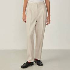 American Vintage Trousers & Shorts American Vintage High Rise Tailored Trousers - Cream