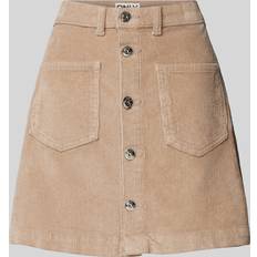 Corduroy - Women Clothing Only Onlamazing Cord Skirt - Beige