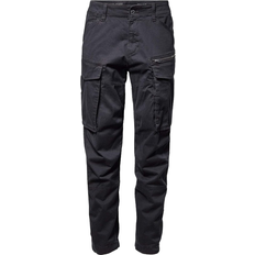 Rovic Zip 3D Regular Tapered Pants - Dark Black