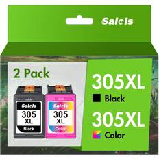Trahoo Ink Cartridges Replacement For Hp 305 - Black/Colour