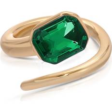 Smeraldo Gioielli Ettika Emerald Deco Wrap Ring