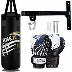 ONEX 2ft Boxing Bag Kids Filled Punching Kickboxing Hanging Training Set