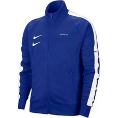 Nike Swoosh Poly Knit Track Jacket - Blue/White