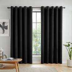 Catherine Lansfield Wilson Blackout Thermal Eyelet Curtains