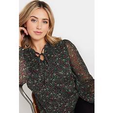 M&S Floral Print Long Sleeve Blouse