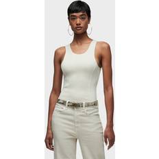 White - Women Bodysuits Hudson Jeans Scoop Neck Bodysuit