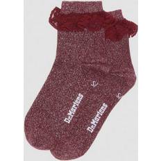 Organic - Organic Fabric Socks Dr. Martens Frill Socks - Cherry Red