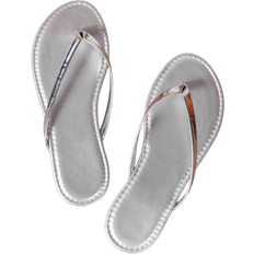 Shein Women'S Stylish Flat Slip-On Sandals With Criss-Cross Straps For Beach And Casual Wear In Summer