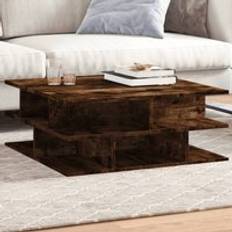 Furniture Berkfield Home Smoked Oak 70 x 70 x 29 cm Coffee Table